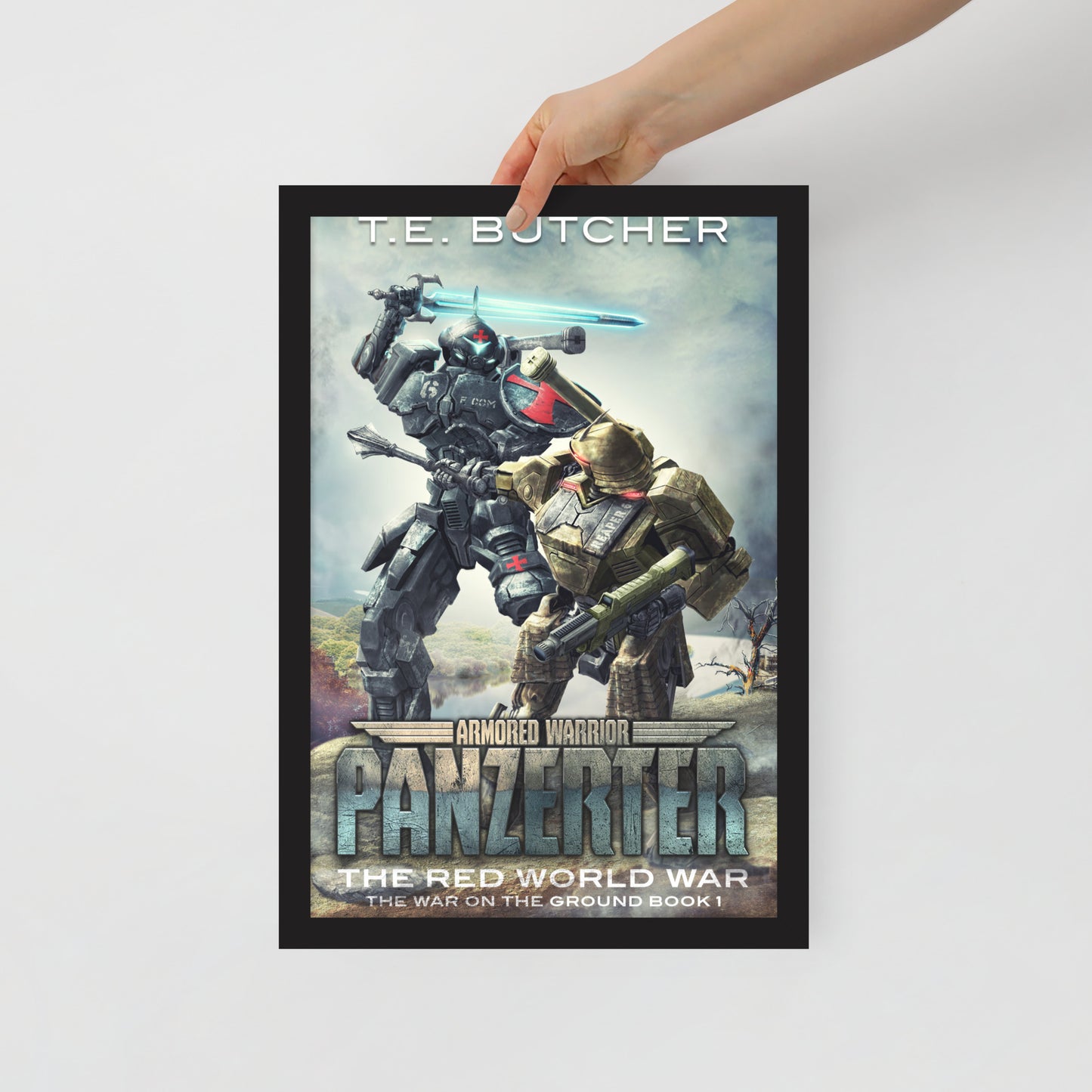 Framed poster